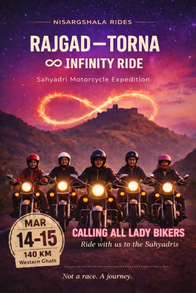 Rajgad Torna Motorcycle Bike Ride Near Pune