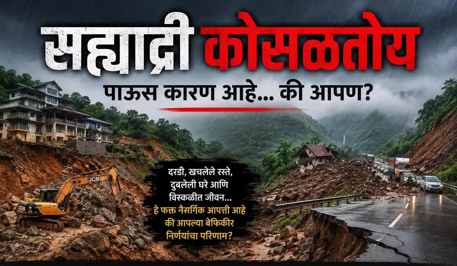 landslides in western ghats Maharashtra Pune Mumbai_result