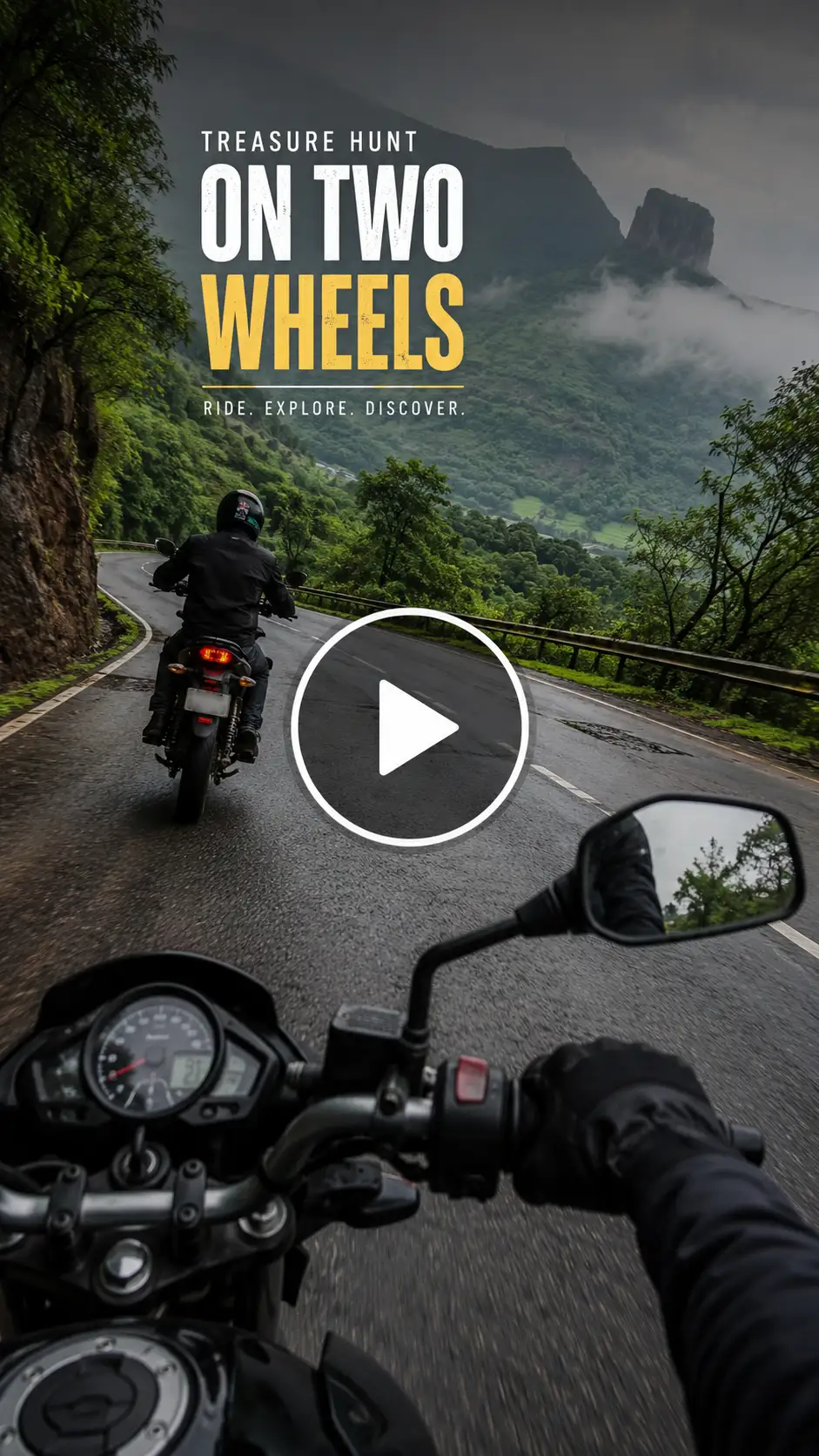 Treasure Hunt On Two Wheels - motorcycle adventure near Pune