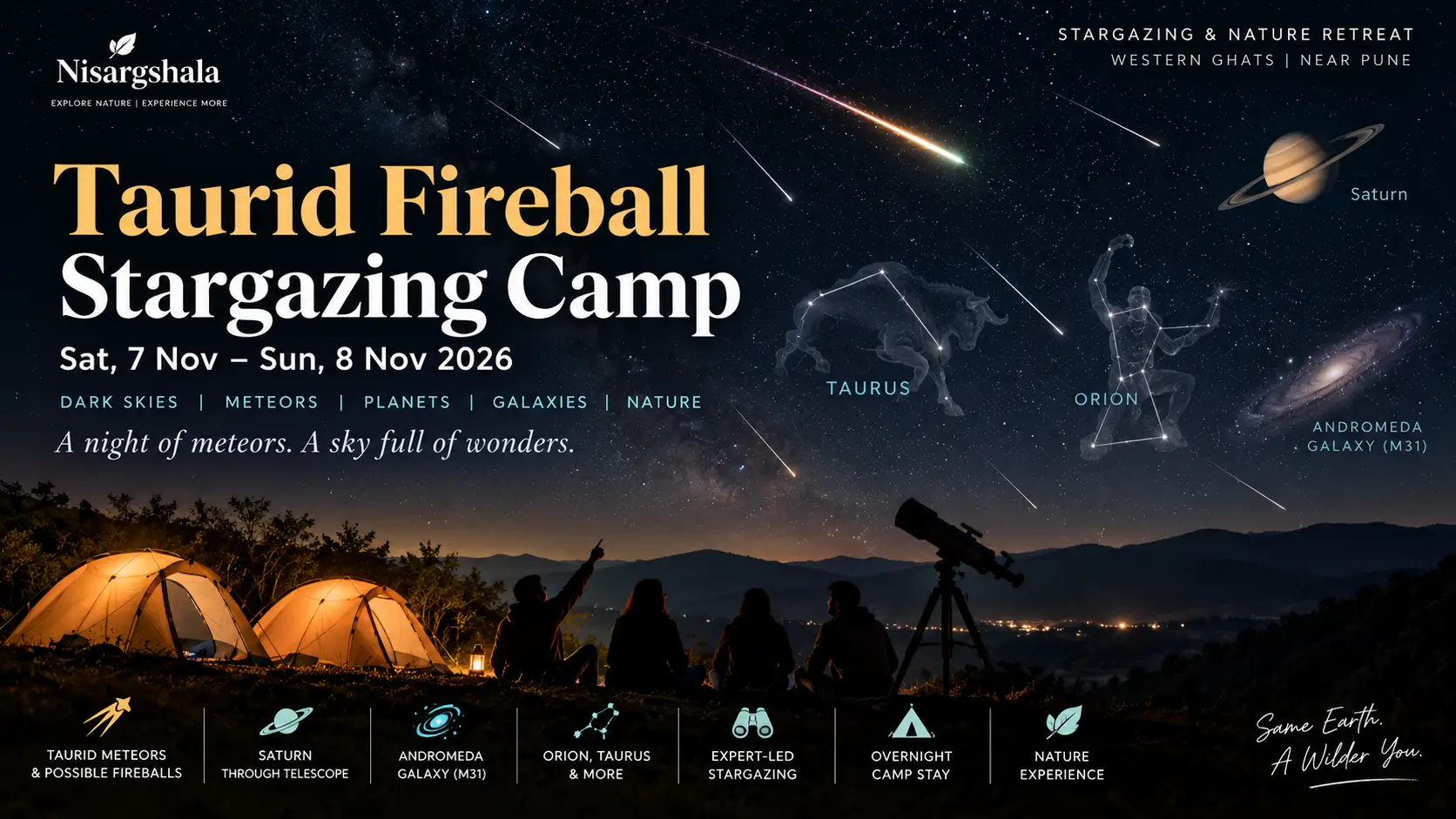 Taurid Fireball Stargazing Camp