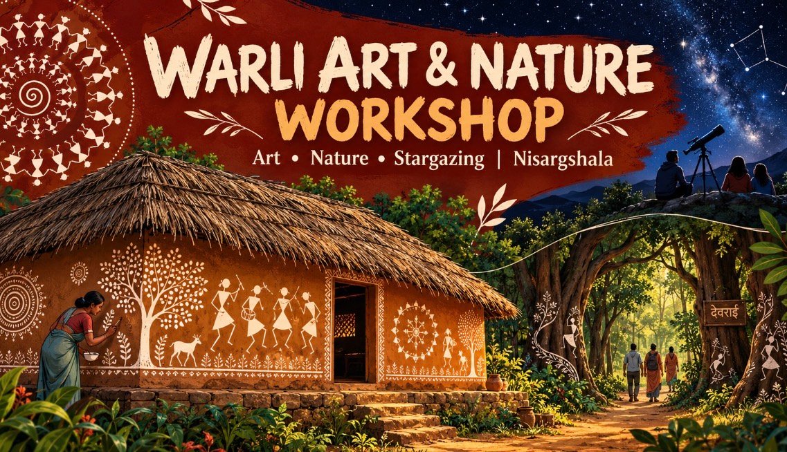 Warli on Mud: Art, Nature & Stars